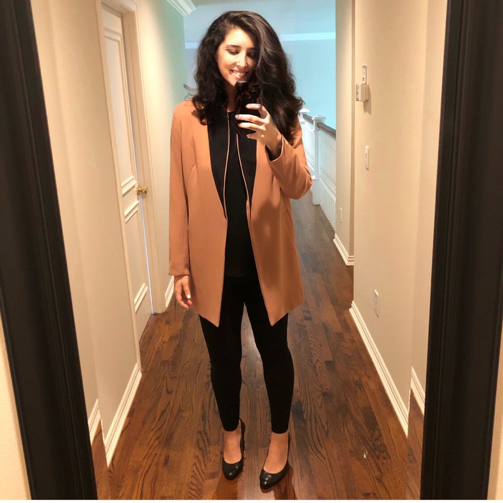Long Oasis Tan Blazer